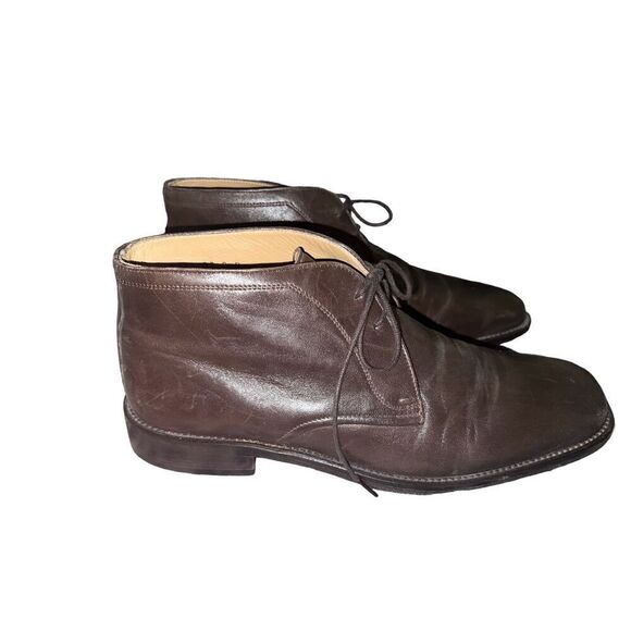 ✨Tasso Elba Dura-Heel Brown Leather Boots Sz 9✨ main image 4